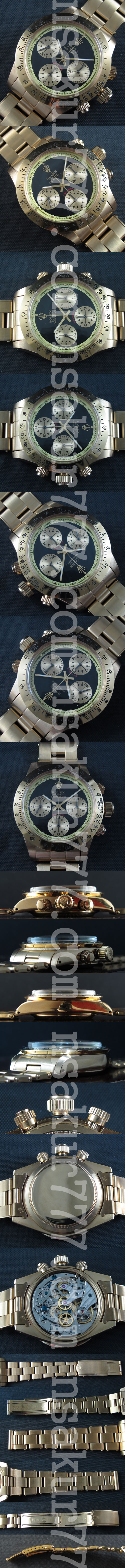 レプリカ時計ロレックスデイトナ， Asain 21600振動 ムーブ搭載(手巻き) - ウインドウを閉じる